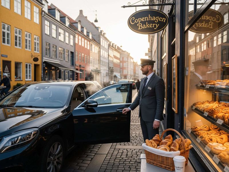 Copenhagen's Best Bakeries for Fresh Morning Pick-up with Chauffeur Service