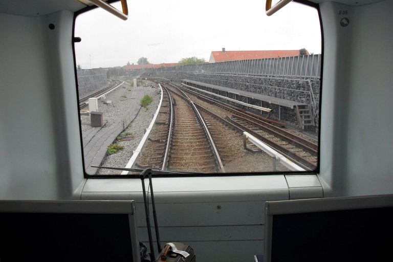 Copenhagen Metro station at the airport