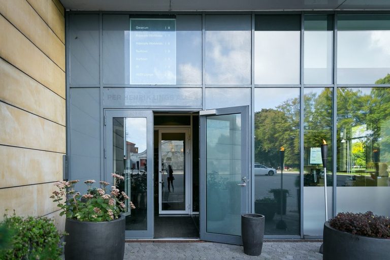 Entrance to Geranium restaurant, Copenhagen
