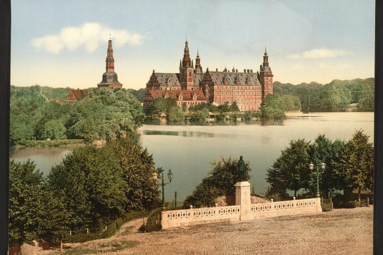 Frederiksborg Castle, Hillerød (historic photochrom)
