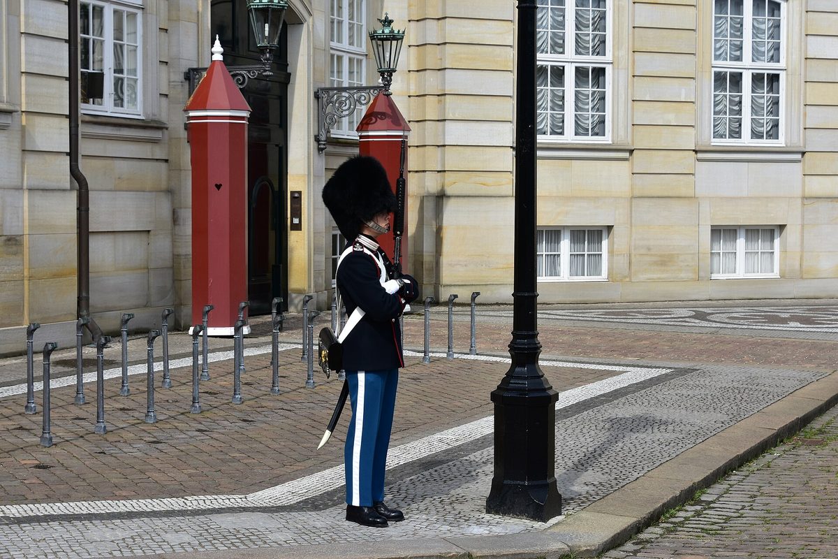 Royal Guard at Amalienborg Palace