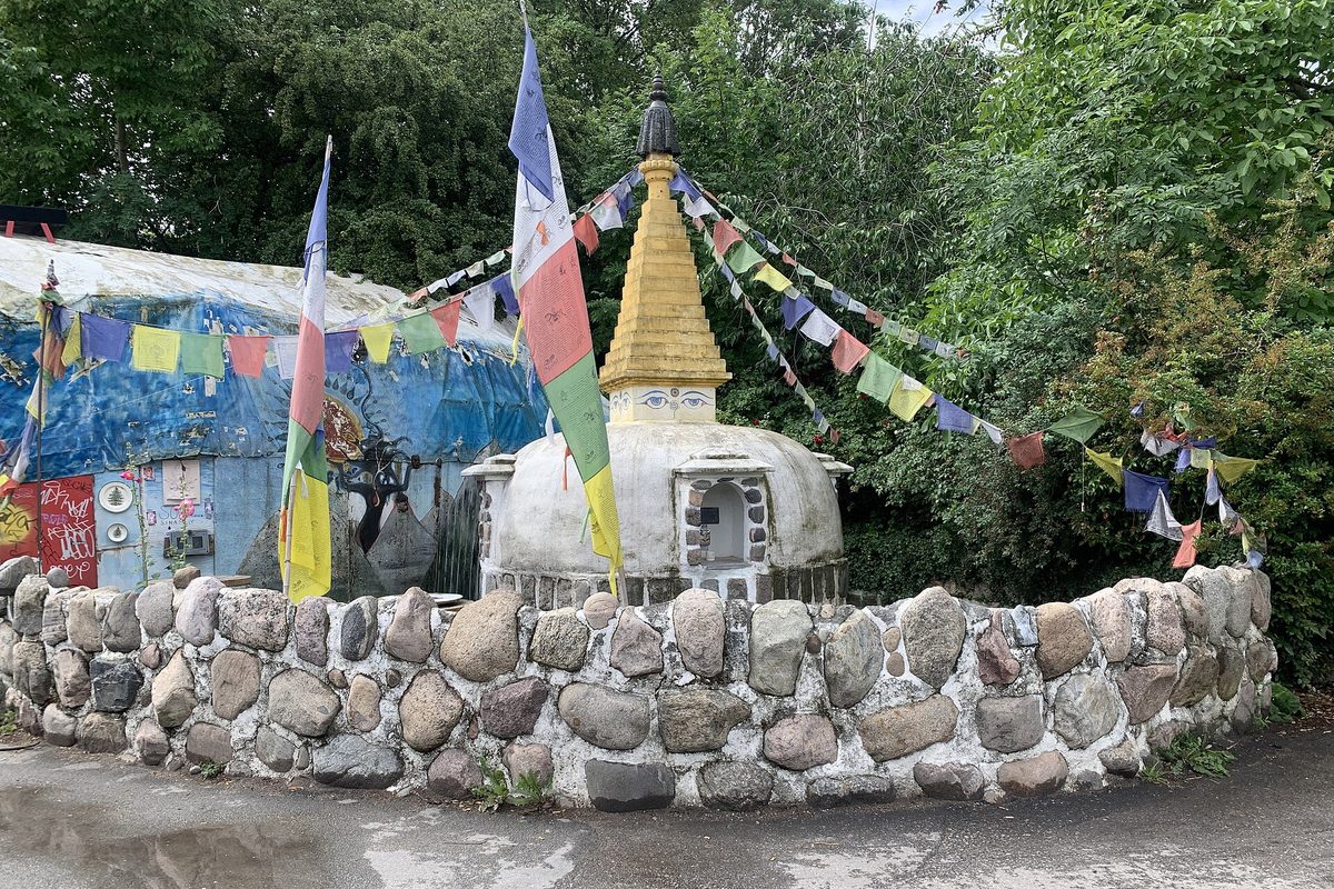 Stupa in Christiania, Copenhagen