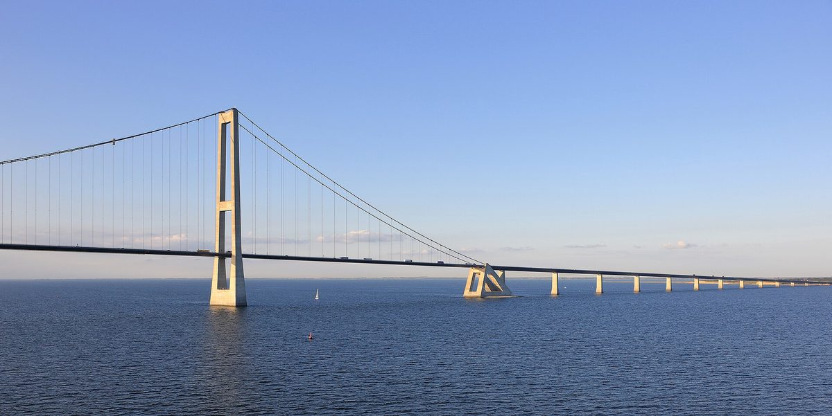 The Great Belt Bridge, Denmark