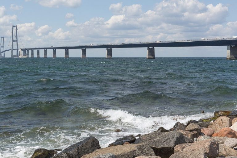The Great Belt high bridge
