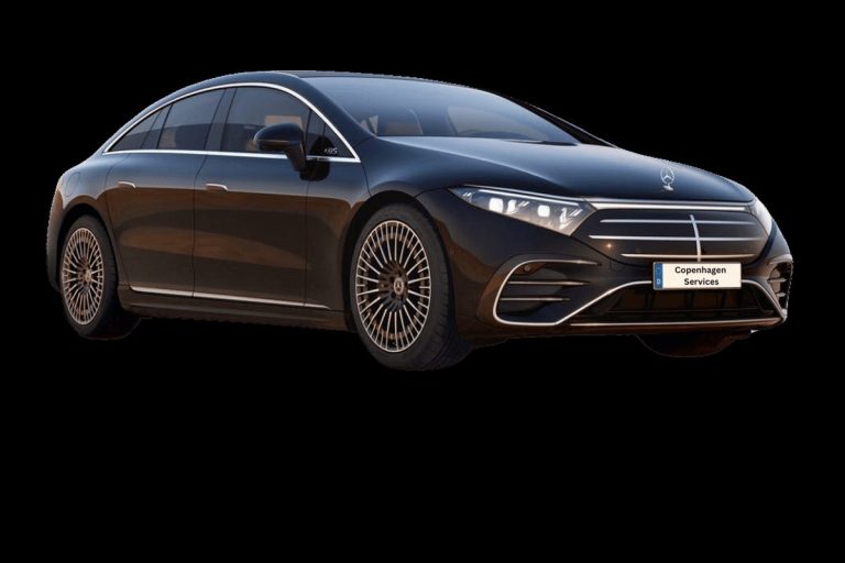 Mercedes EQS electric chauffeur car
